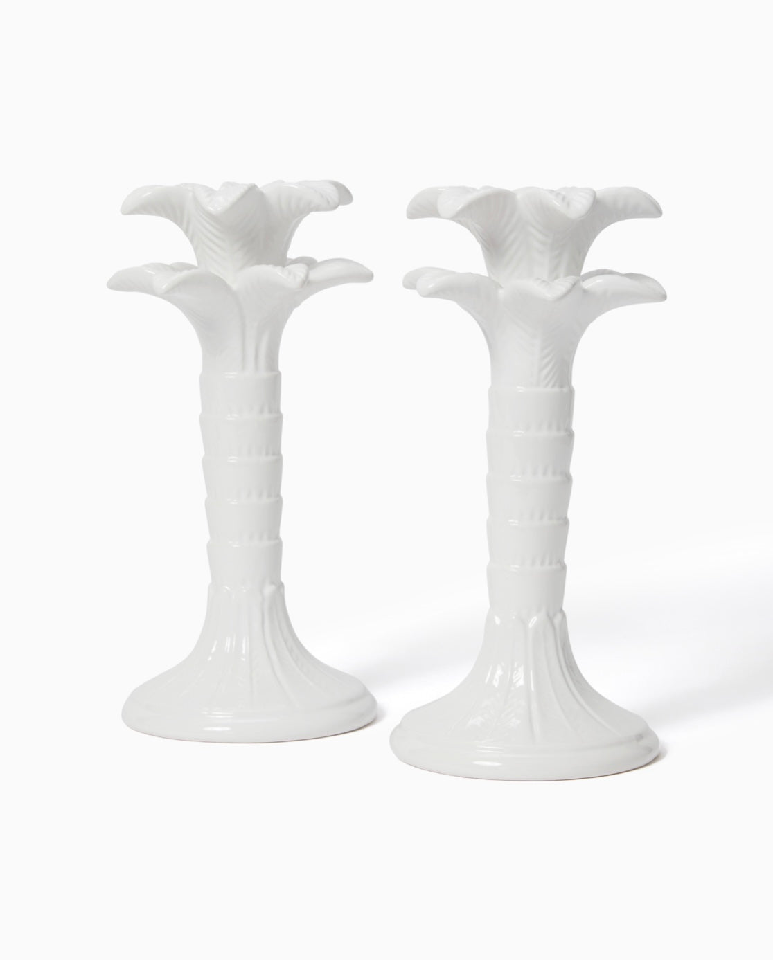 GWP CANDLESTICK HOLDERS, RESORT WHITE