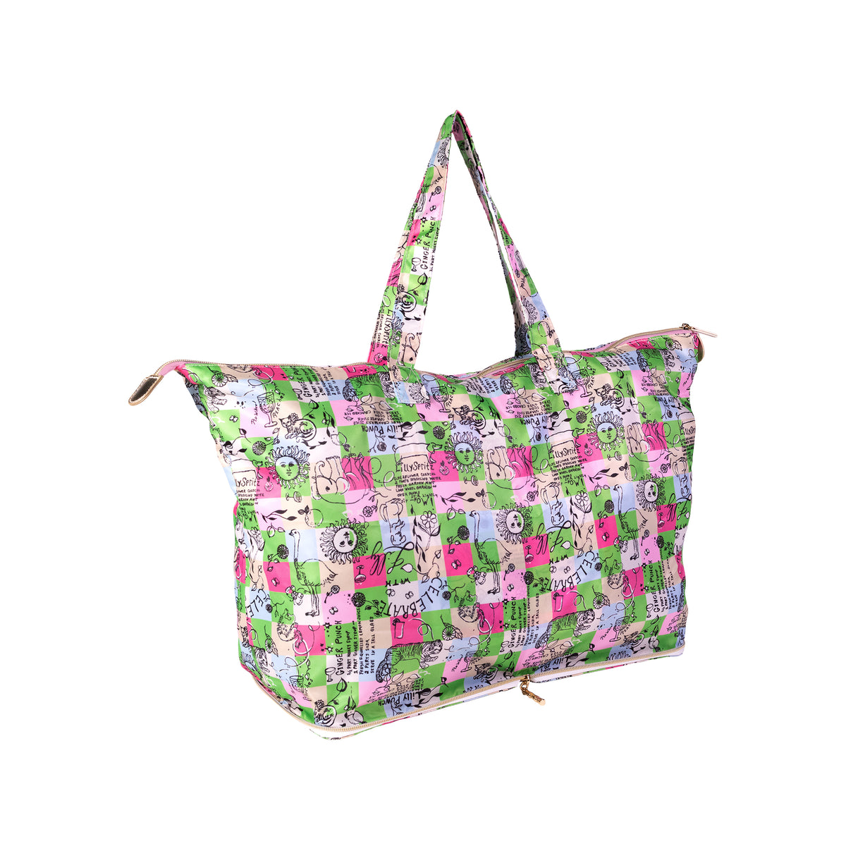 Packable Tote, Celebrate with Lilly Patch