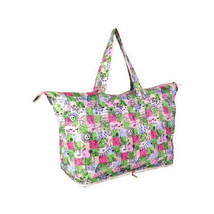 Packable Tote, Celebrate with Lilly Patch