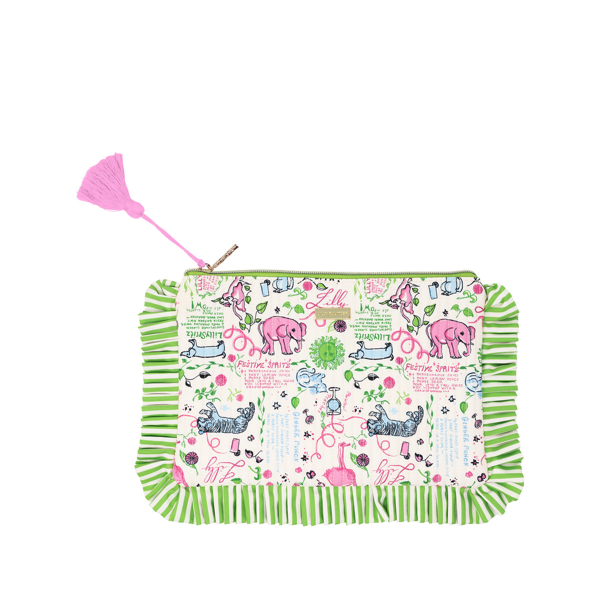 Ruffle Pouch, Celebrate with Lilly
