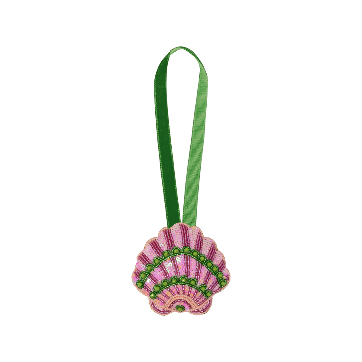 Ornament (Beaded) - Multi Sequin Shell
