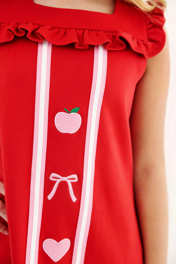 Darla Dress, 
Richmond Red/Hamptons Hot Pink