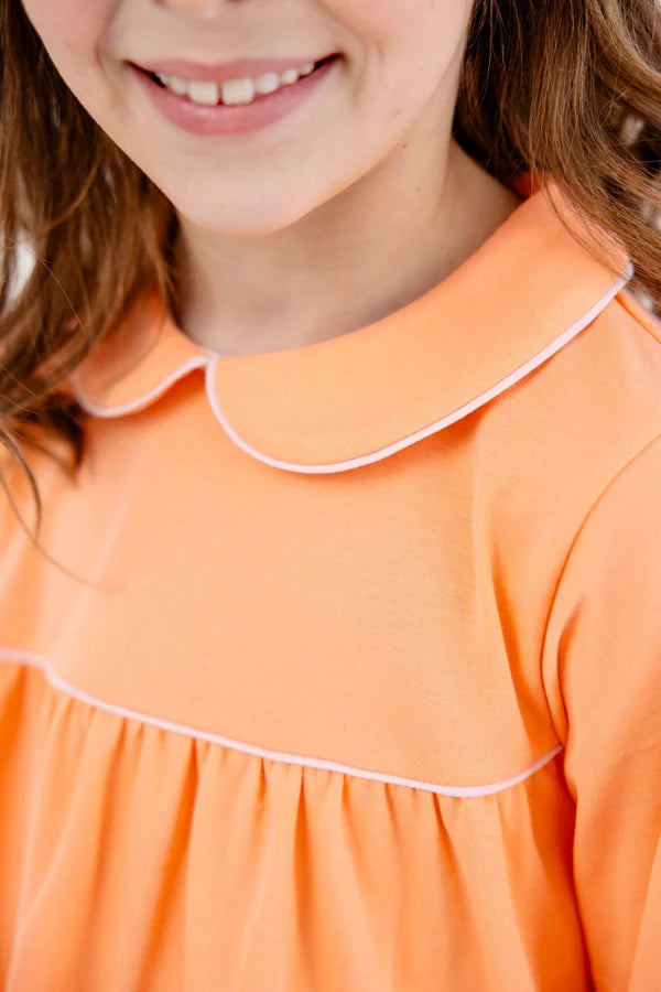 Maude's A Line Top, 
Seashore Sherbet/Palm Beach Pink