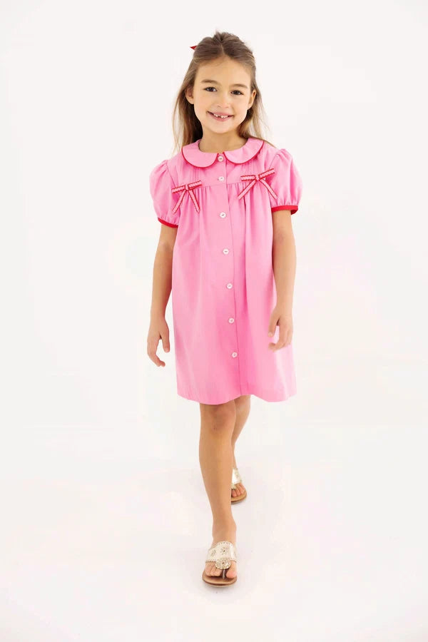 Tabitha's Teacher's Pet Dress, 
Hamptons Hot Pink/Richmond Red