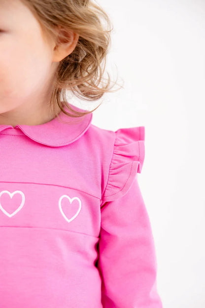 Biltmore Romper, 
Winter Park Pink/Worth Ave White/Hearts