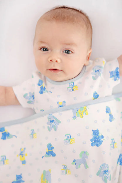 Walt Onesie, 
Cuddle Up Cutie (Buckhead Blue)/Buckhead Blue