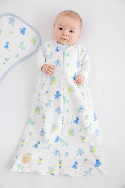 Beddie Bye Sleep Sack- Pima, 
Cuddle Up Cutie (Buckhead Blue)/Buckhead Blue