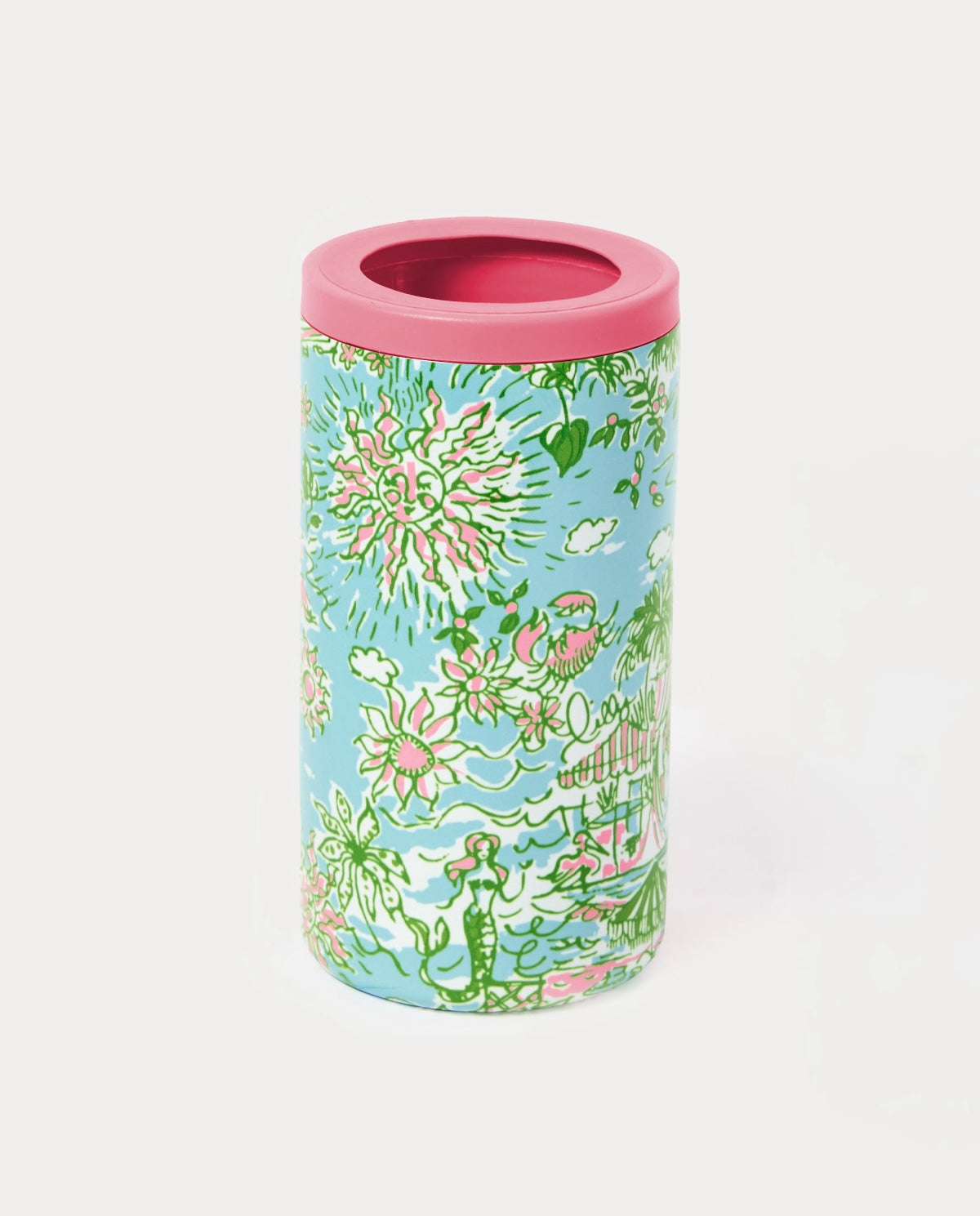 GWP INSULATED CAN COOLER, FRESH WATER BLUE SUNBATHERS BLISS ACCESSORIES SMALL