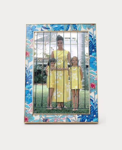 GWP PICTURE FRAME, BREEZY AQUA BEST FRONDS FOREVER ACCESSORIES SMALL
