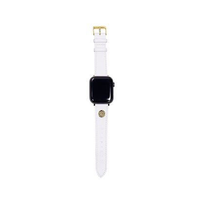 Leather Apple Watch Band, Resort White