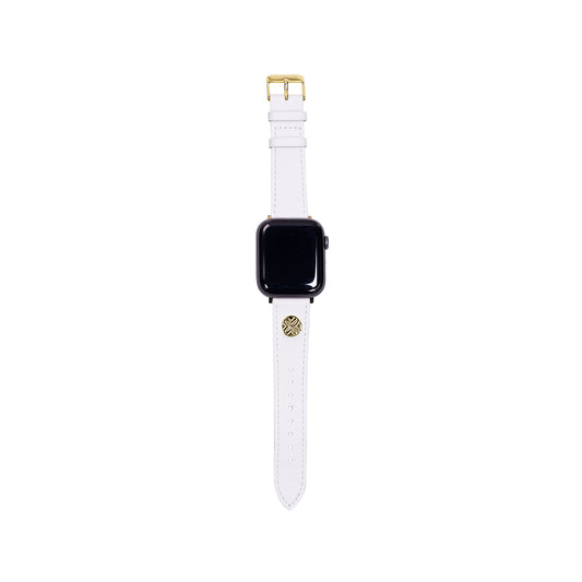 Leather Apple Watch Band, Resort White