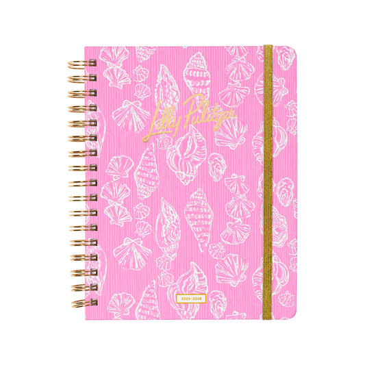 Large 17 Month Agenda, Rousseau Pink Cute as Shell