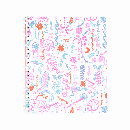 Large Notebook, Summer Serenade