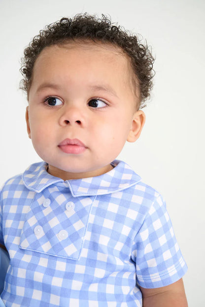 Benny Bubble, 
Park City Periwinkle Gingham