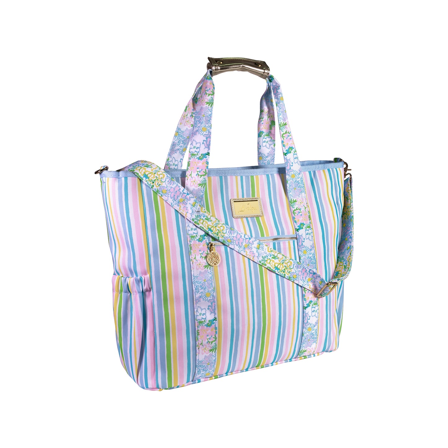 Cooler Bag, Lilly Garden Stripe