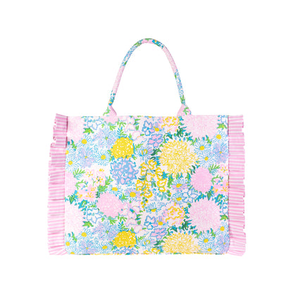 Ruffle Tote, Lilly Garden Home
