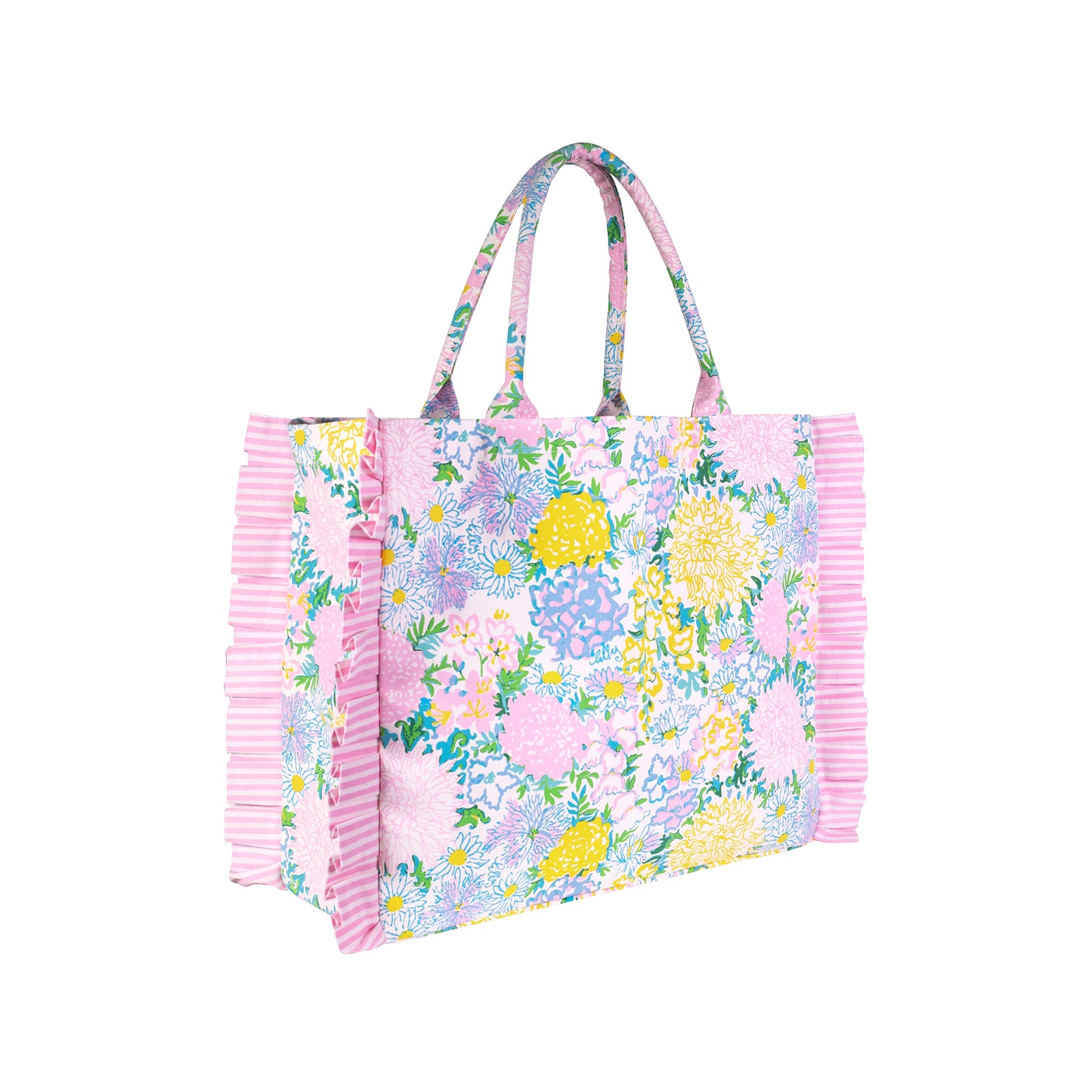 Ruffle Tote, Lilly Garden Home