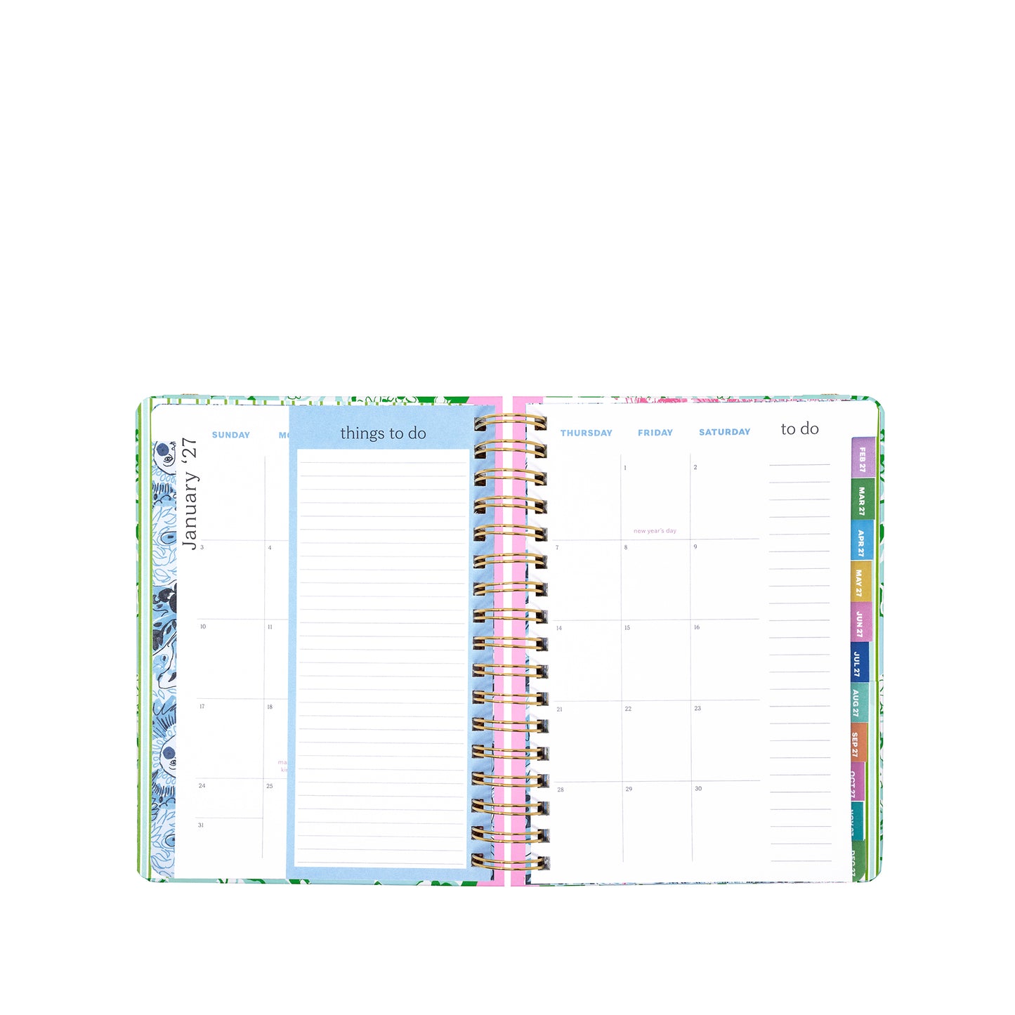 Large 17 Month Agenda 2026-2027, Mint Condition Burst of Joy