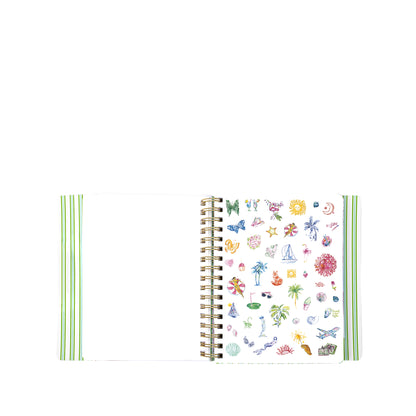 17 Month Soft Cover Planner 2026-2027, Mint Condition Burst of Joy