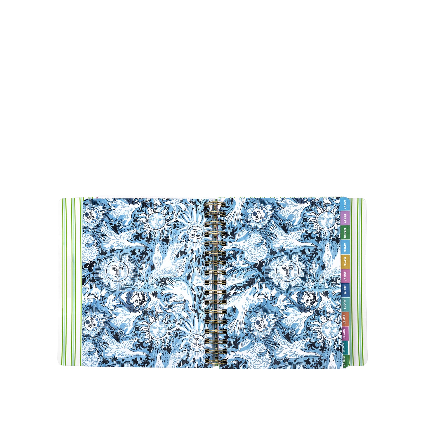 17 Month Soft Cover Planner 2026-2027, Mint Condition Burst of Joy