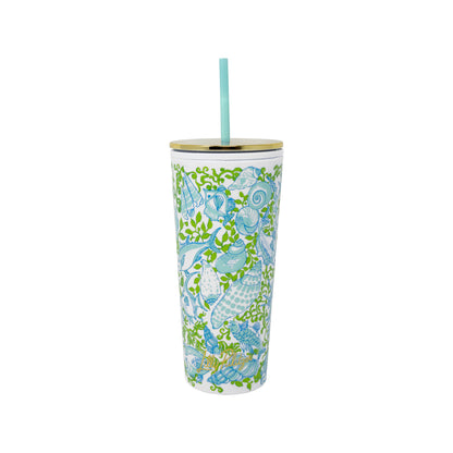 Tumbler with Straw, Throw Me a Line