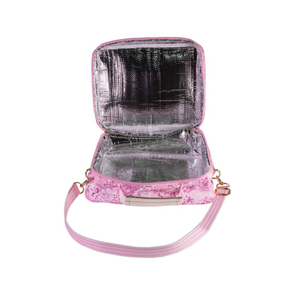 Lunch Bag, Conch Shell Pink Burst of Joy