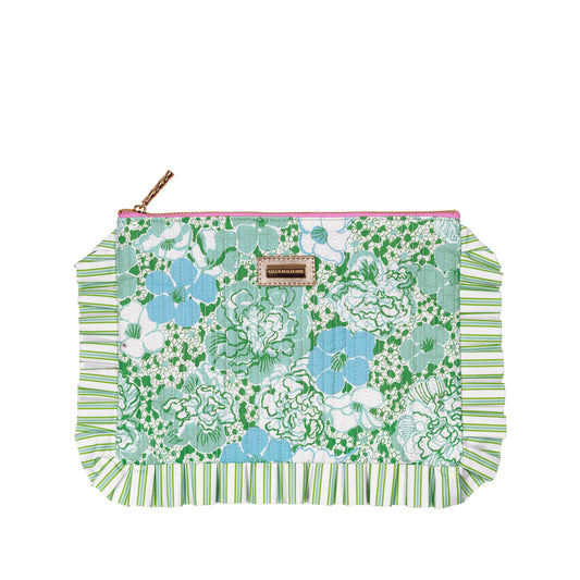 Ruffle Pouch, Mint Condition Burst of Joy