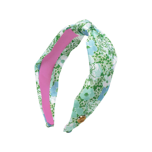 Twist Knot Headband, Mint Condition Burst of Joy