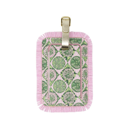 Luggage Tag, Tropical Tiles