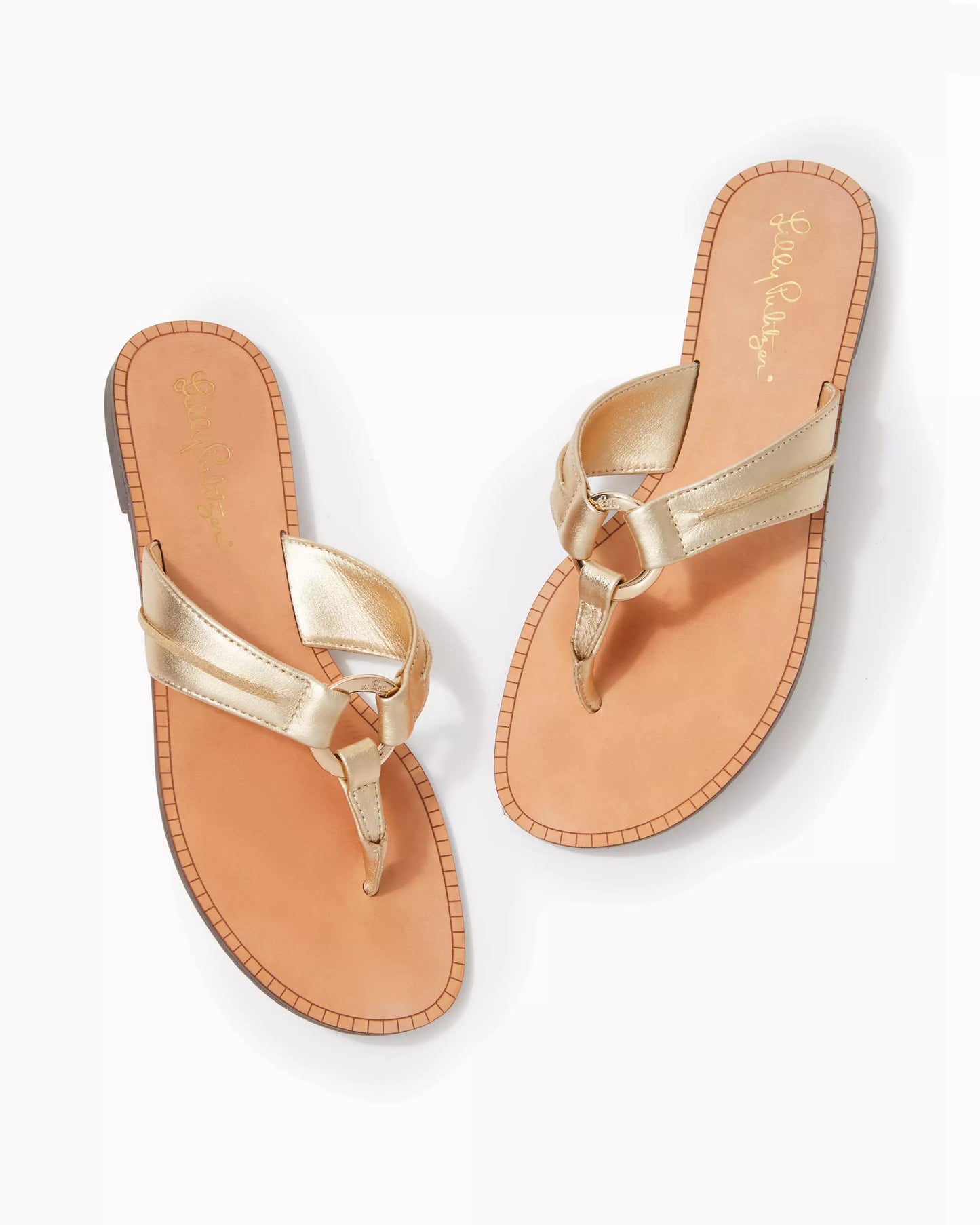 MCKIM SANDAL, GOLD METALLIC