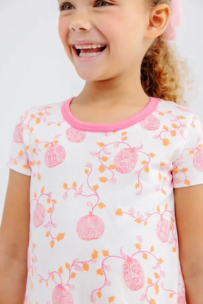 Polly Play Dress - Short Sleeve, 
Gourd-geous (Palmetto Pearl)/Romany Rose