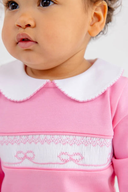 Rigsby Romper, 
Hamptons Hot Pink/Worth Ave White
