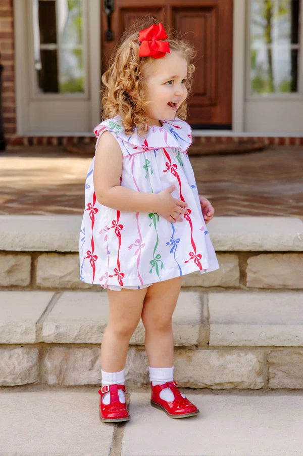 Sleeveless Tabithas Teachers Pet Set-Shorts, 
Bell Court Bows