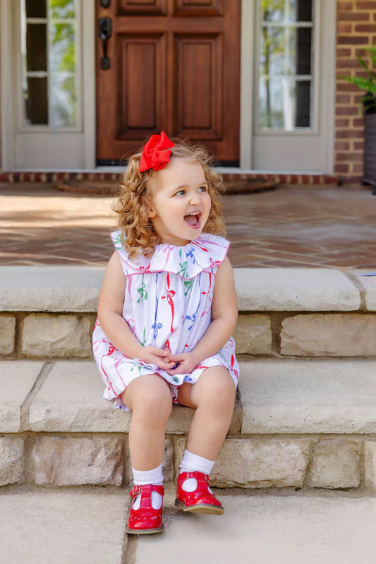 Sleeveless Tabithas Teachers Pet Set-Shorts, 
Bell Court Bows