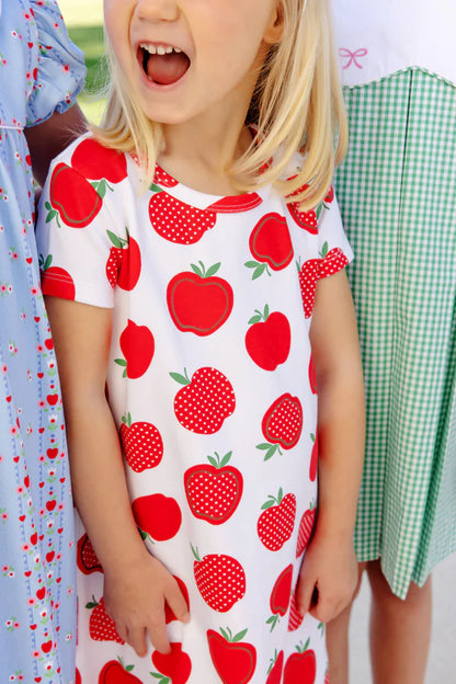 Polly Play Dress - Short Sleeve - Heavy Weight, 
Ardsley Park Apple
