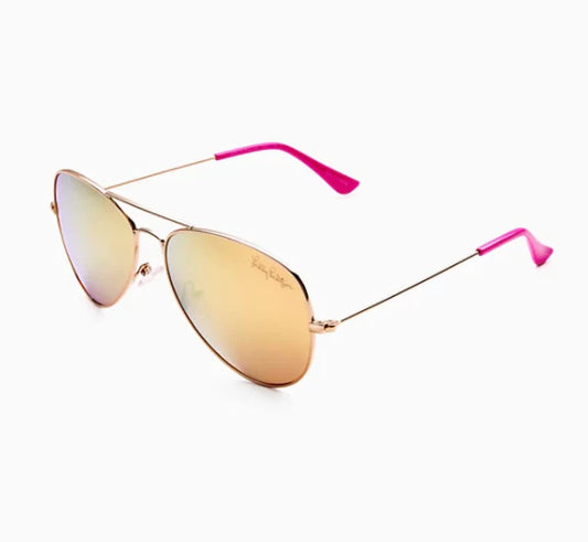 LEXY NEON PINK/ GOLD MIRROR, NEON PINK/GO