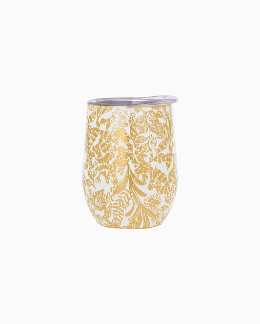 Insulated Stemless Tumbler, Gold Calypso Coast