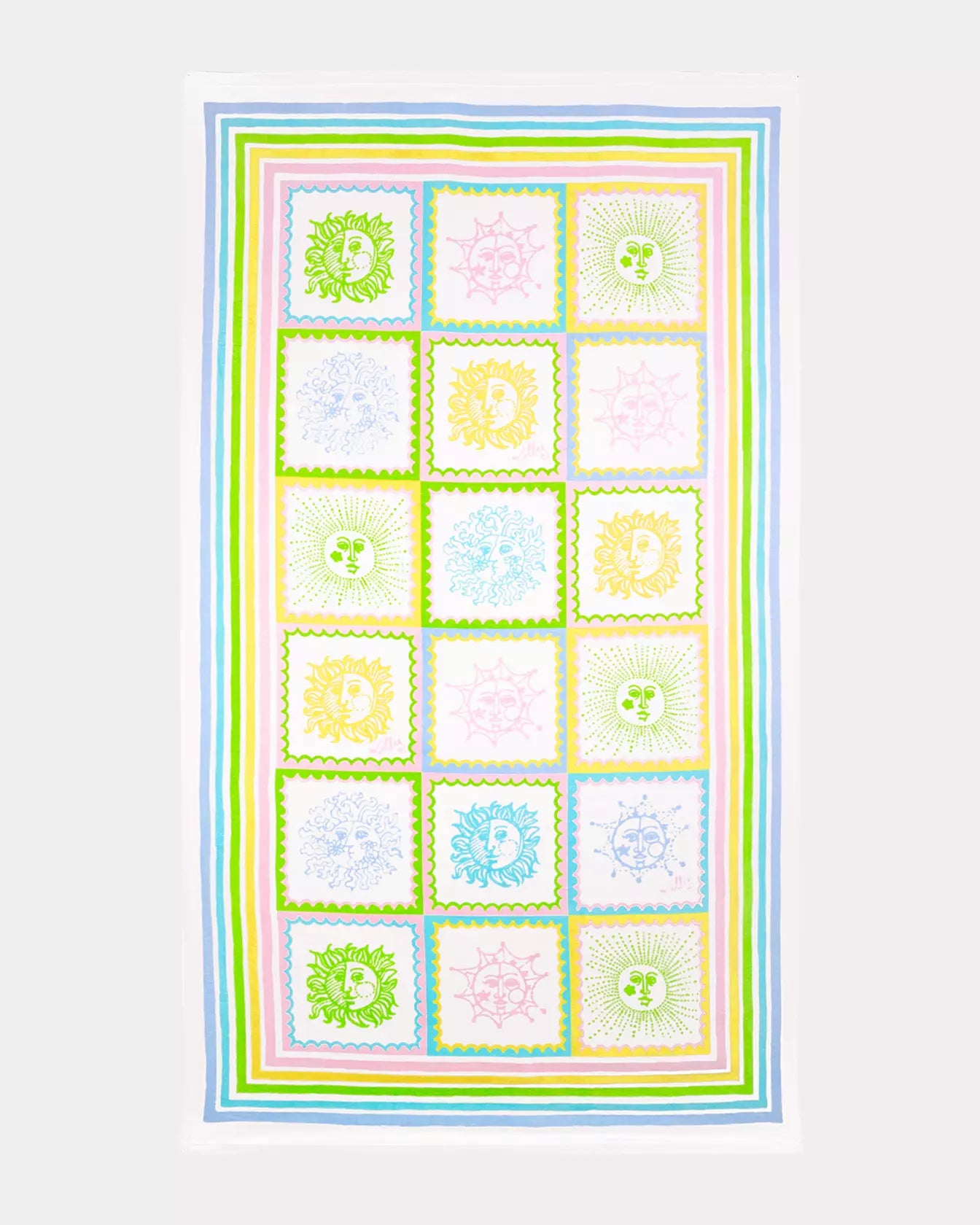 Beach Towel, Sun Tiles Home