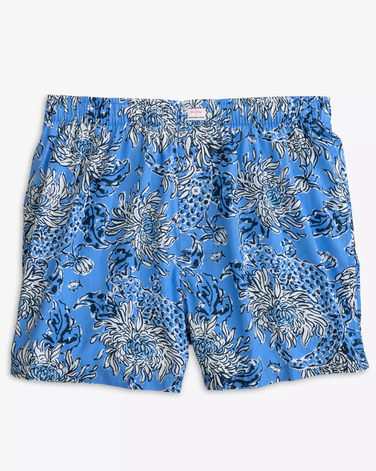 Lilly Pulitzer x Southern Tide Croc and Lock It Boxer, Boca Blue