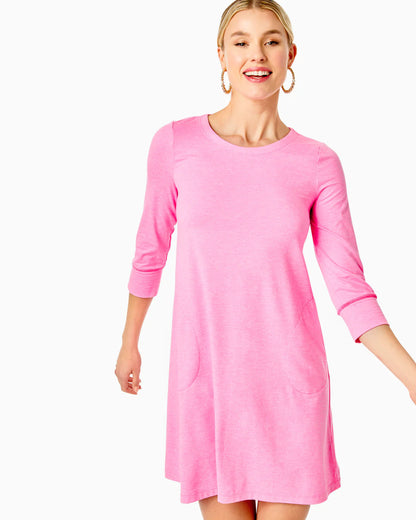 SOLIA UPF 50+ DRESS, HEATHERED SOLEIL PINK