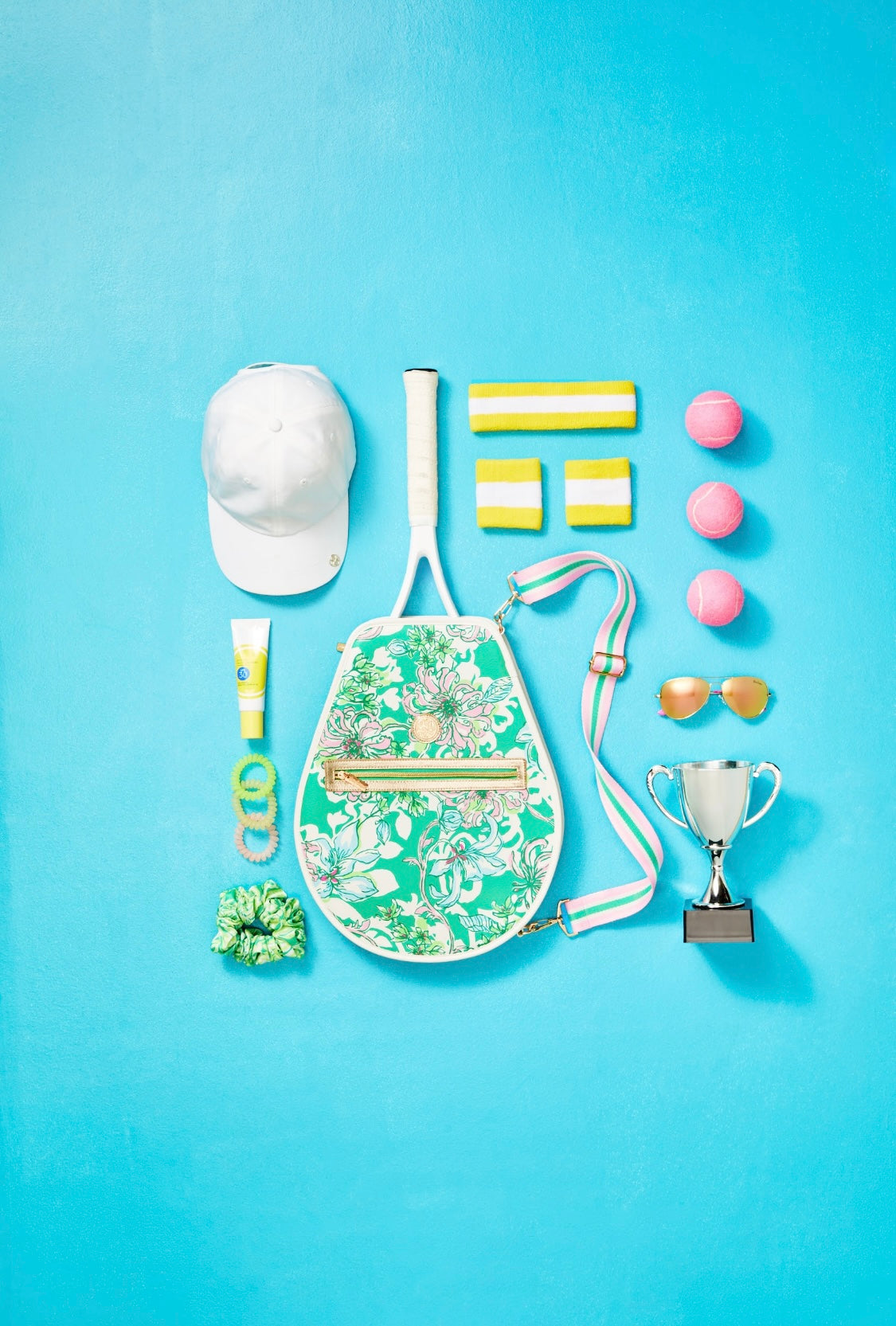 GWP TENNIS COVER, SPEARMINT BLOSSOM VIEWS
