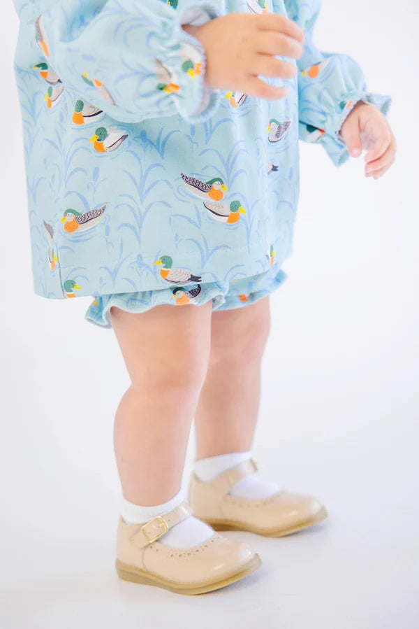 Bon Air Bloomer Set - Pima, 
Fine Weather for Ducks/Sarasota Sky
