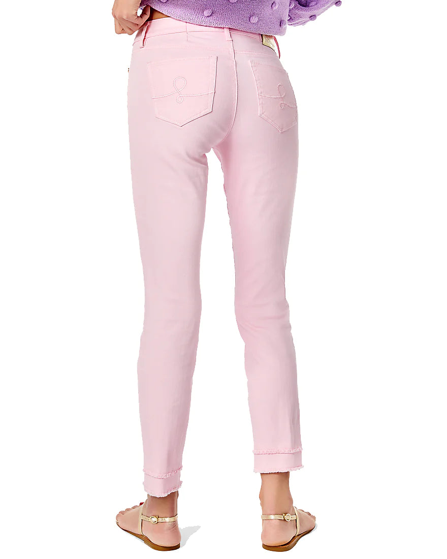 SOUTH OCEAN HIGH RISE SKINNY JEANS, CALLA LILLY PINK