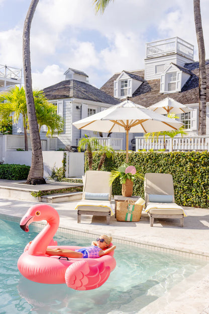 Bridgehampton Bathing Suit - Wilmington Waters with Rockefeller Royal Micro Dot