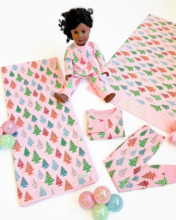 Silent Night Throw - Pima, 
Need a Little Nostalgia/Pier Party Pink