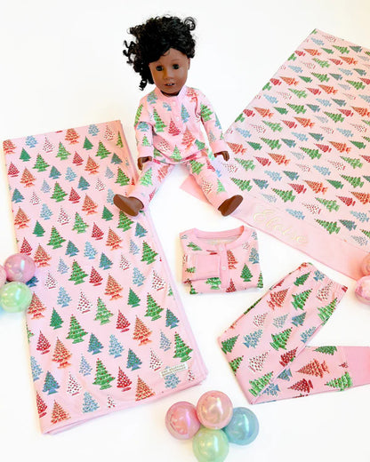 Silent Night Throw - Pima, 
Need a Little Nostalgia/Pier Party Pink
