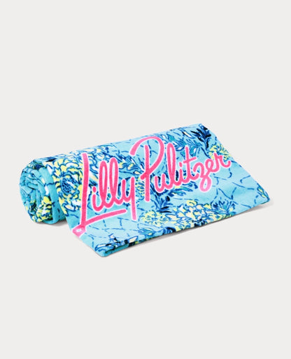 GWP BEACH TOWEL, BELLEVUE BLUE BREAKERS BEACH GWP TOWEL