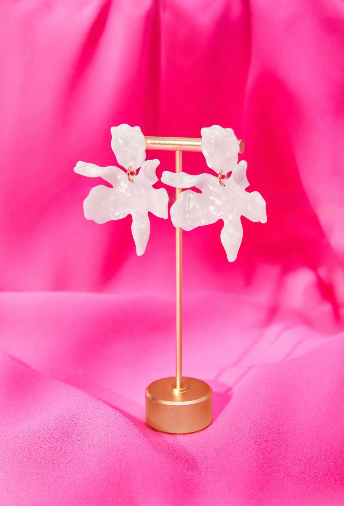 GWP LILLY X LELE LILY EARRING, RESORT WHITE