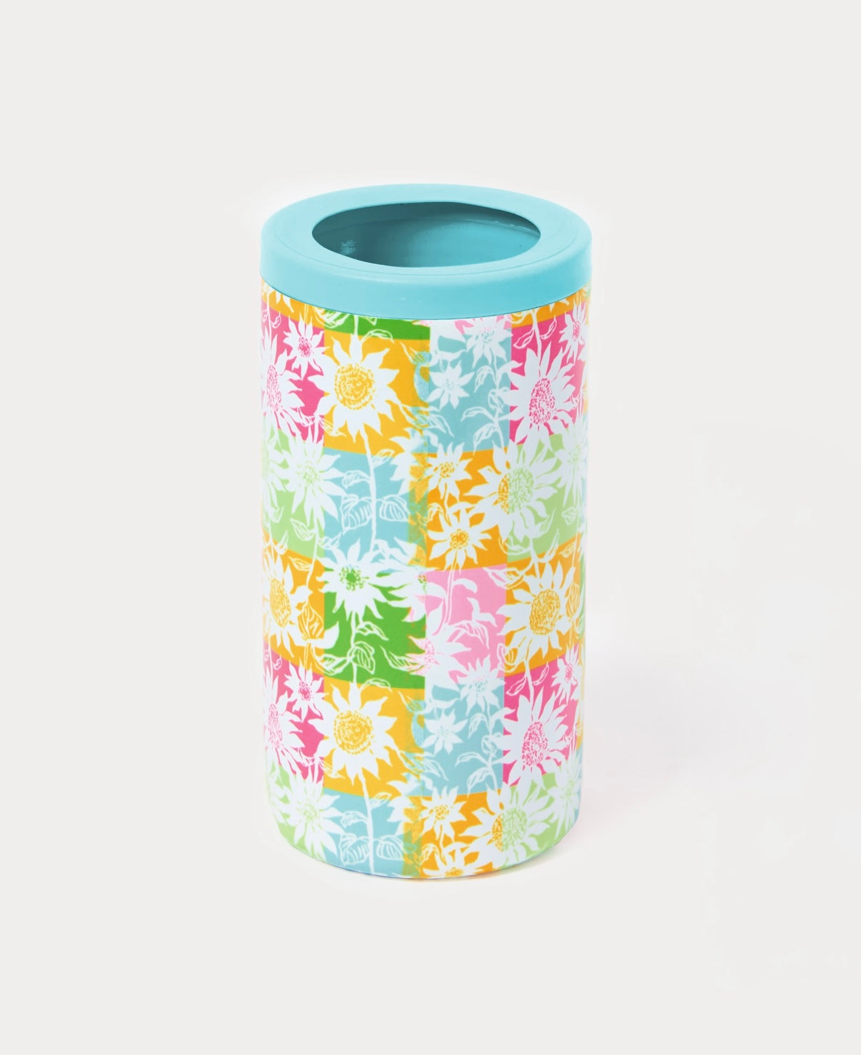 GWP INSULATED CAN COOLER, MULTI VIA SUNNY SUNFLOWERS ACCESSORIES SMALL