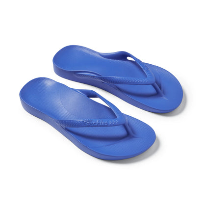 Archies Arch Support Flip Flops, Royal Blue